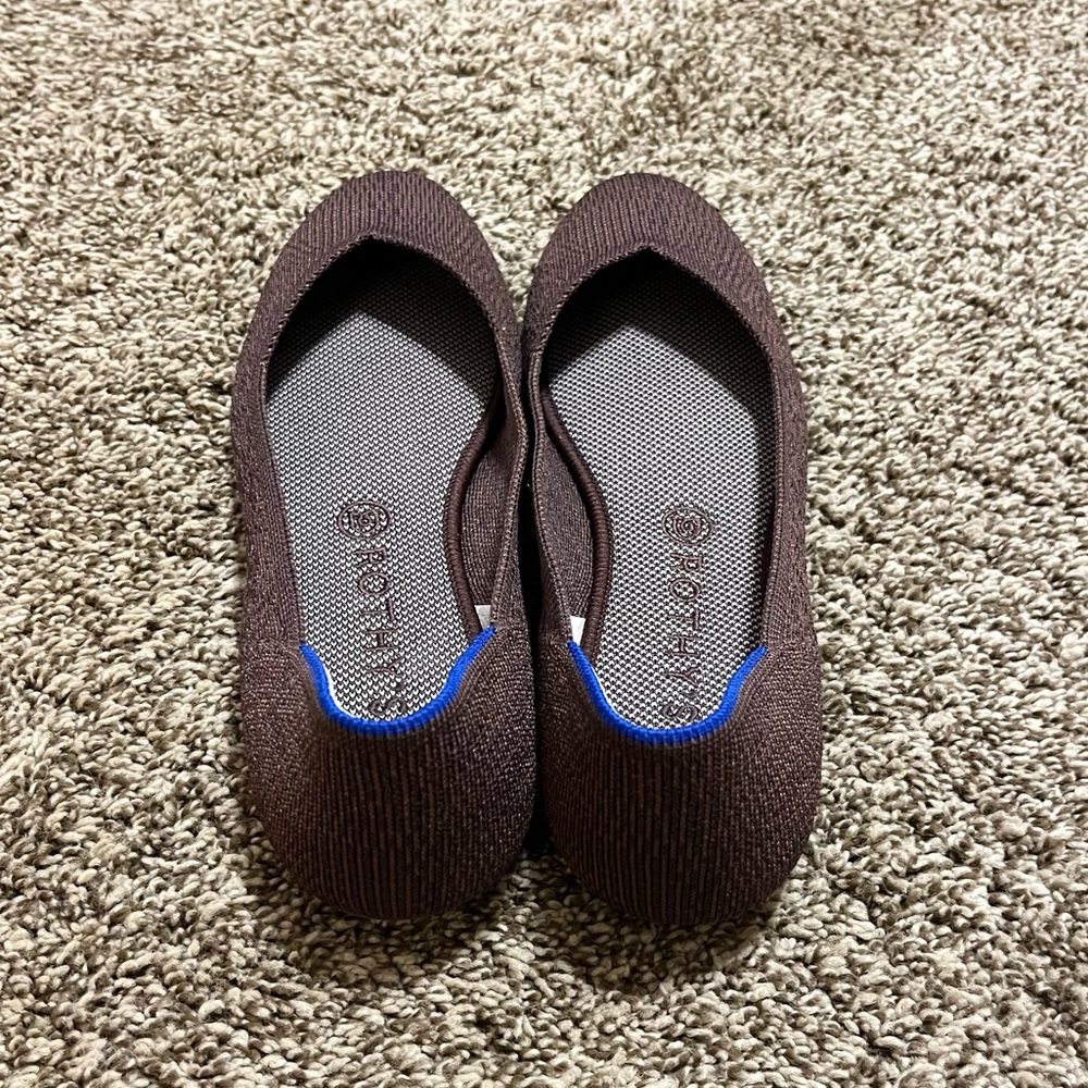 VGUC Size 11 Truffle Python Rothy’s Flat - Picture 4 of 7